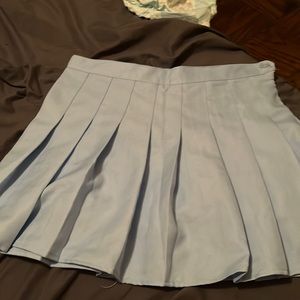 Sky blue and purple skirt